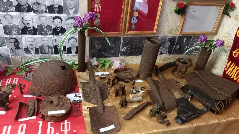 Экспонаты военного времени