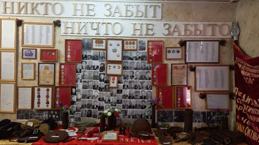 Никто не забыт экспозиция в музее
